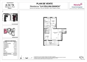 t4 à la vente -   68120  PFASTATT, surface 77 m2 vente t4 - UBI464363633